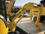Komatsu PC35MR-2 mini excavator side view