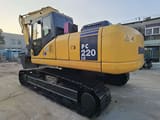 2020 Komatsu PC220LC crawler excavator, rear three-quarter view