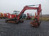 2002 Wacker Neuson 8002 RD mini excavator, side profile view