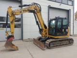 2017 Caterpillar 308E2CR crawler excavator side view
