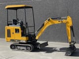 2019 JCB 15C-1 mini excavator, side view