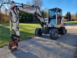 2007 Terex TW85 wheel excavator, side view