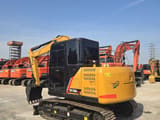 2024 Sany SY75C PRO mini excavator, rear three-quarter view