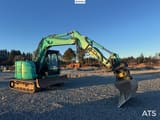 2016 Kobelco SK75SR-3E crawler excavator, side profile view
