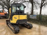 2017 Yanmar ViO50 mini excavator rear three-quarter view