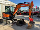 2022 Doosan DX50Z-7 mini excavator, side view