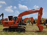 Hitachi Zaxis 120 crawler excavator, side view