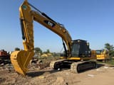 2022 Caterpillar 325D crawler excavator, side profile view