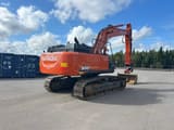 2019 Hitachi ZX300LC-6 crawler excavator, rear three-quarter view