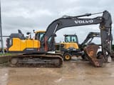 2023 Volvo EC160E NL crawler excavator, side view