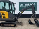 2017 Volvo EC18D mini excavator, side view