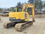 2013 Komatsu PC138US-8 crawler excavator, rear three-quarter view