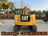 2022 Caterpillar 308E2CR mini excavator, rear view