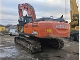 2018 Hitachi Zaxis 350LC crawler excavator, rear three-quarter view