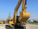 2022 Caterpillar 330GC crawler excavator, front three-quarter view