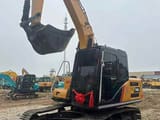 2015 Sany SY155C mini excavator, front three-quarter view