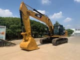 2021 Caterpillar 330D crawler excavator, side profile view