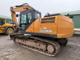 2018 CASE CX210D crawler excavator, rear three-quarter view
