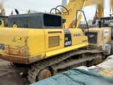2019 Komatsu PC400-8 crawler excavator, rear three-quarter view