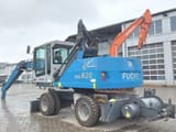 2014 Fuchs MHL 820 material handler, rear three-quarter view