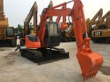2022 Hitachi ZX75 crawler excavator, front three-quarter view