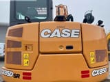 2023 CASE CX85D SR mini excavator rear view