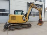 2017 Caterpillar 308E2CR crawler excavator, side view