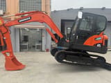 2018 Doosan DX60 crawler excavator, side view