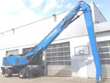 2019 Fuchs MHL360 F material handler, side profile view