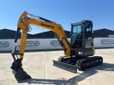 2026 Shantui SE36SR mini excavator, side profile view