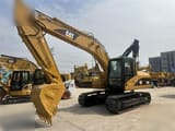 2020 Caterpillar 320C crawler excavator, side profile view