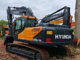 Hyundai 220LC-9S crawler excavator, rear three-quarter view