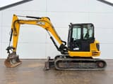 2019 JCB 86C-1 mini excavator, side view