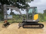 2020 Volvo ECR50D mini excavator side view