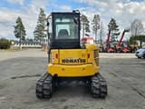 2020 Komatsu PC55MR-5 mini excavator, rear view