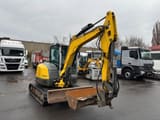 2021 Wacker Neuson EZ50 mini excavator, front three-quarter view