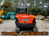 2024 Doosan DX60-9C mini excavator, rear view