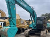 2024 Kobelco SK200-8 crawler excavator, front three-quarter view