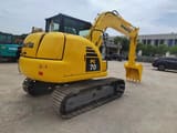 2020 Komatsu PC70-8 crawler excavator, rear three-quarter view