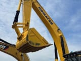 2021 Komatsu PC350-7 crawler excavator boom and bucket view