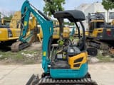 2020 Kubota U17 mini excavator, side view