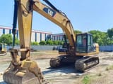 2016 Caterpillar 329D crawler excavator, side view