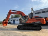 2024 Doosan DX340LC-9C crawler excavator, side view