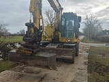 2017 Komatsu PW148-10 wheel excavator, front view