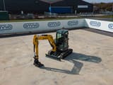 2026 Shantui SE36SR mini excavator, high-angle view