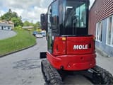 Mole M35ZT mini excavator, rear view
