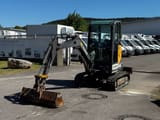 2013 Volvo ECR25D mini excavator, side view