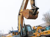 2019 XCMG XE490DK crawler excavator, low angle front view