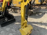 2022 Yanmar VIO 17 mini excavator, front view of boom and bucket