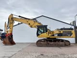 2009 Caterpillar 345C crawler excavator side view